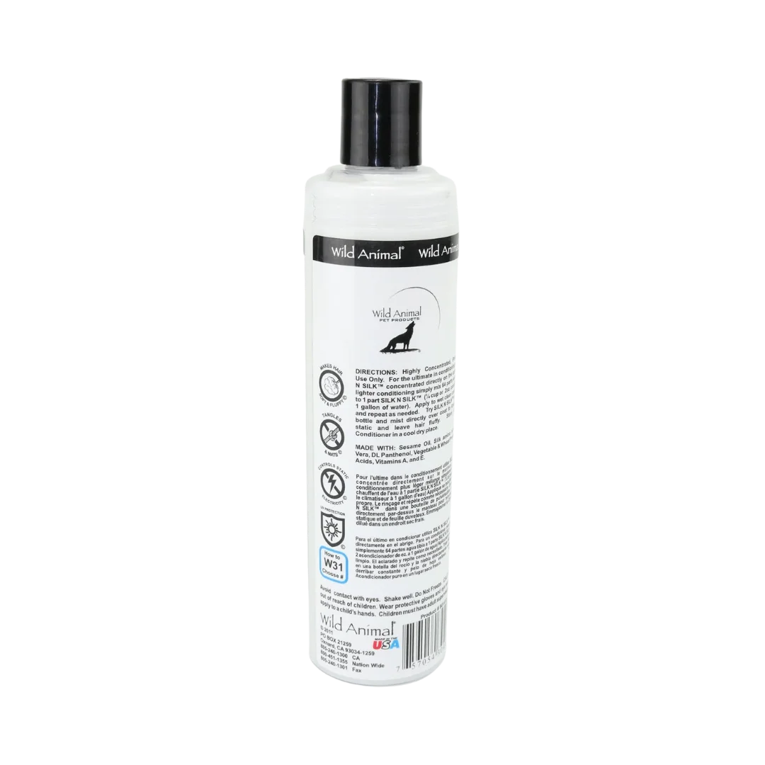 Silk-N-Silk Conditioner 64:1 11oz by Wild Animal