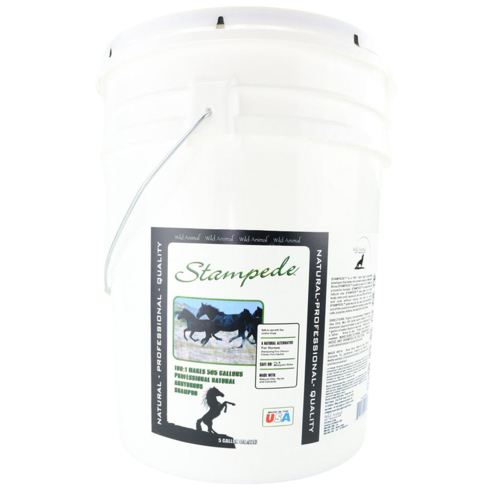 Stampede 100:1 Shampoo 5 Gallons by Wild Animal