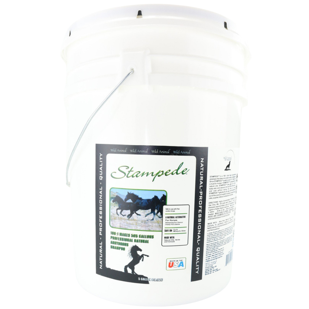 Stampede 100:1 Shampoo 5 Gallons by Wild Animal