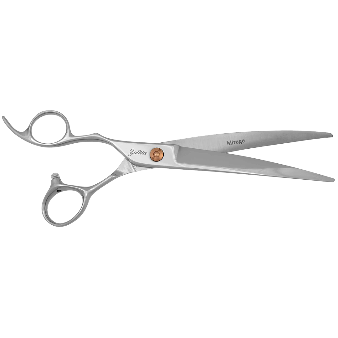 Mirage Curved Scissors 7.5 C1 Left by Zolitta