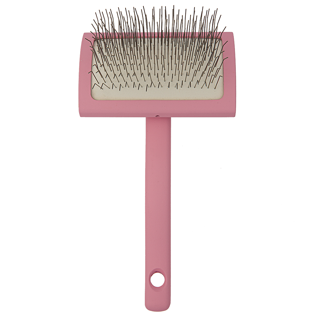 Medium Pink Dematting Brush by Zolitta