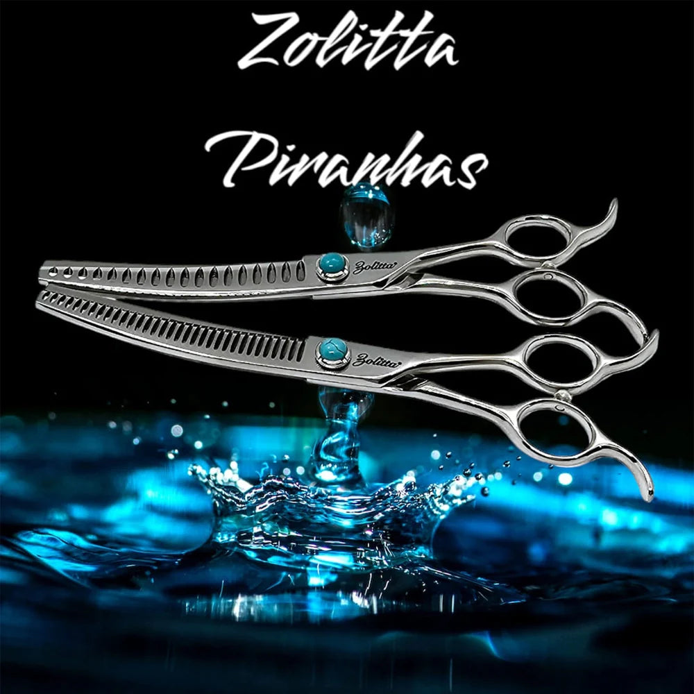 zolitta piranha 7.0" 33t reverse curved blender and 18t chunker set