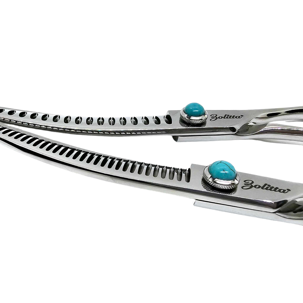 Piranha 7.0" 33T Reverse Curved Blender and 18T Chunker Set by Zolitta