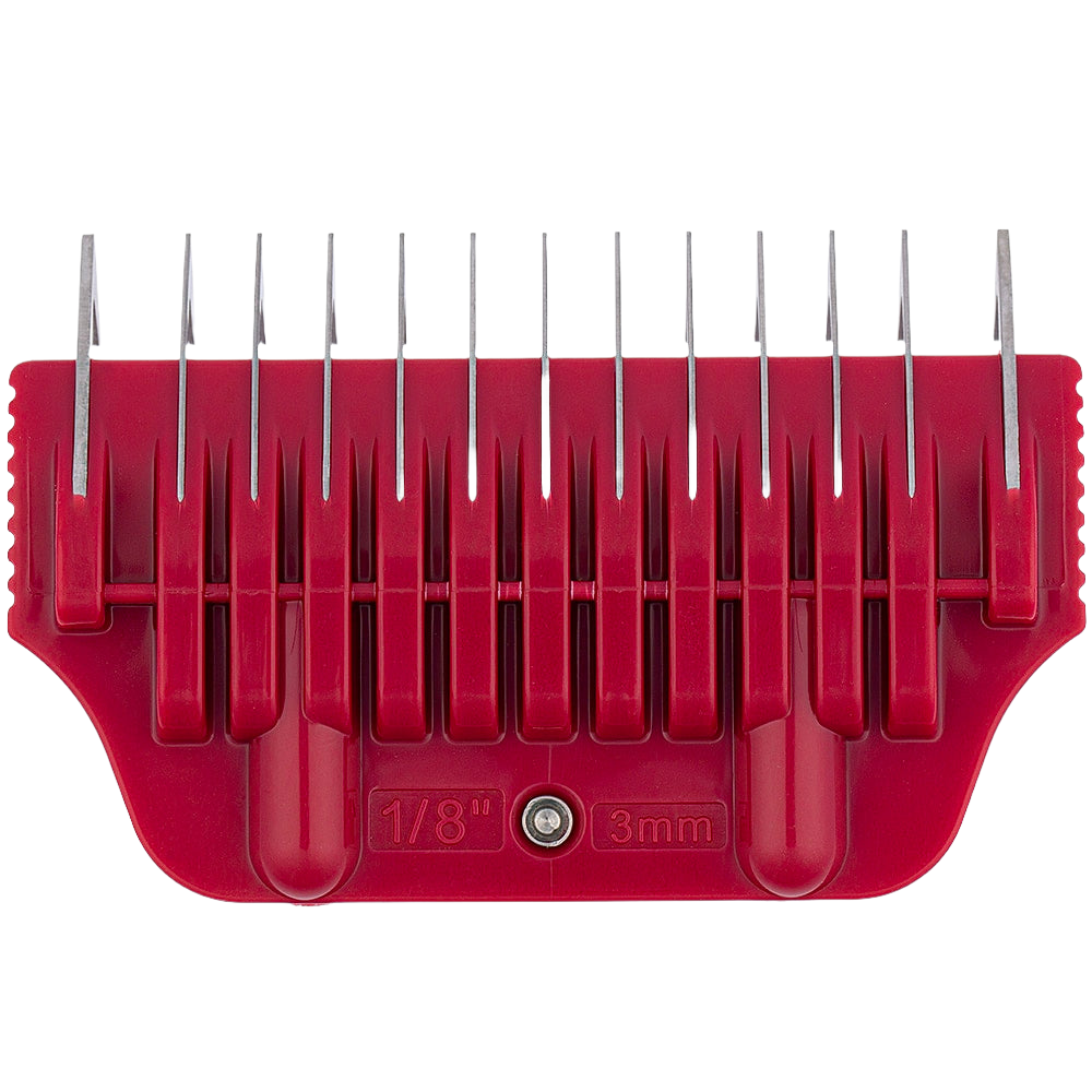 6 Colored Wide Combs with 30W blade by Zolitta