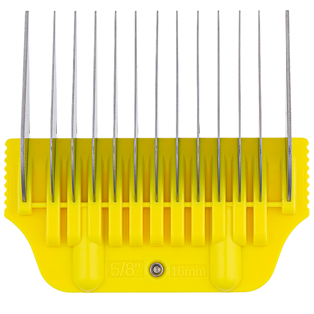 6 Colored Wide Combs with 30W blade by Zolitta