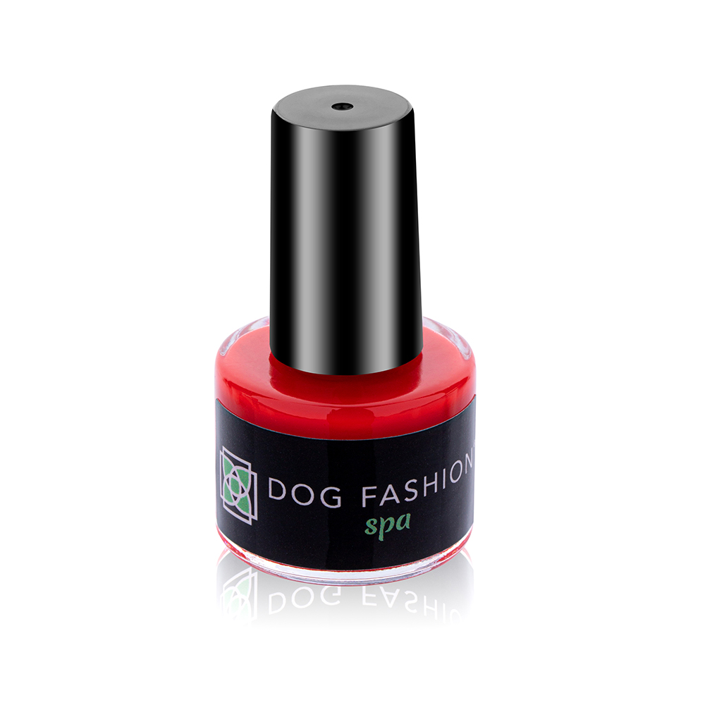 dog fashion spa sexy paw red nail polish