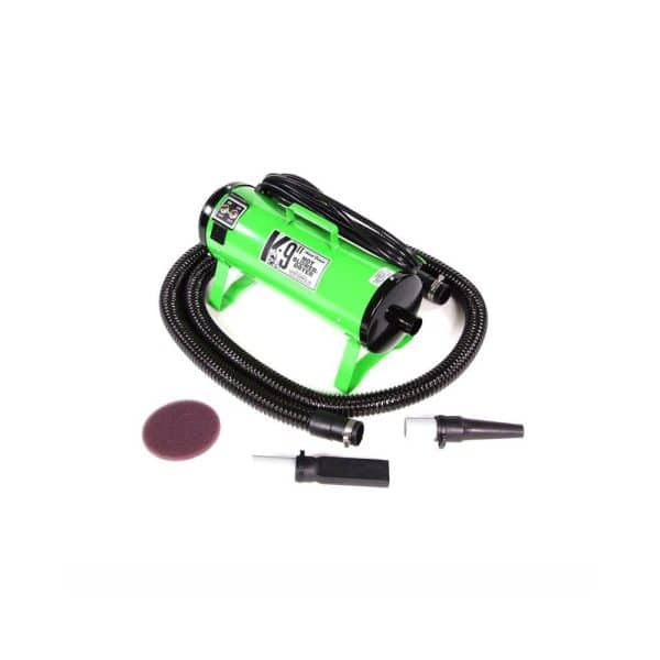 K-9 II dog dryer two speed by electric cleaner lime green