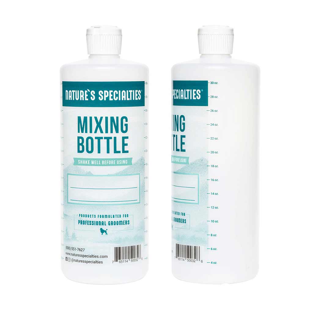 shampoo mixing bottle by nature specialities
