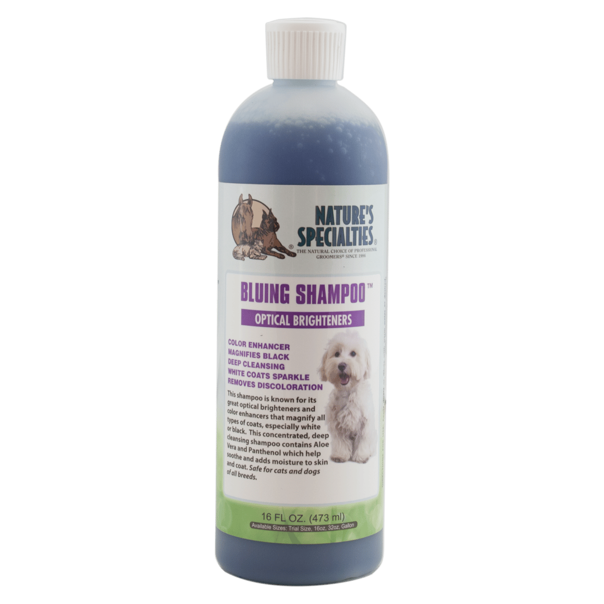 natures specialties bluing 16 oz shampoo