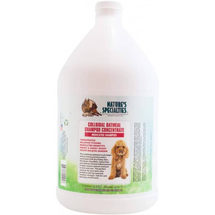 natures specialties colloidal oatmeal pet shampoo gallon