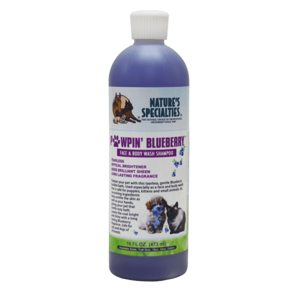 natures specialties pawpin blueberry 16oz shampoo