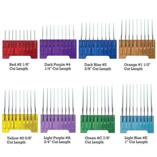 5-in-1 Stainless Steel Comb Attachments by Wahl