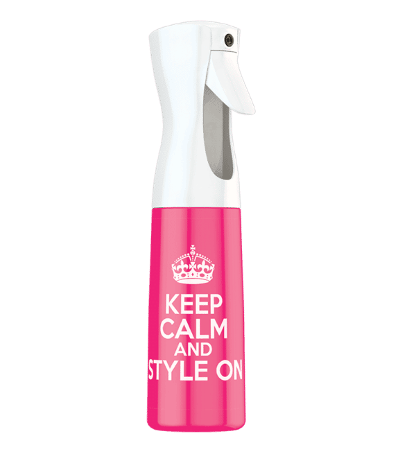 Continuous Spray Bottle Keep Calm Pink
