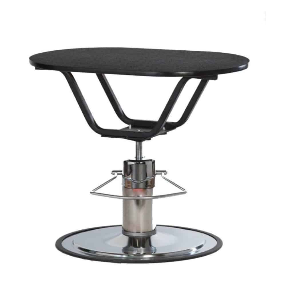 classic hydraulic pedestal table by petlift