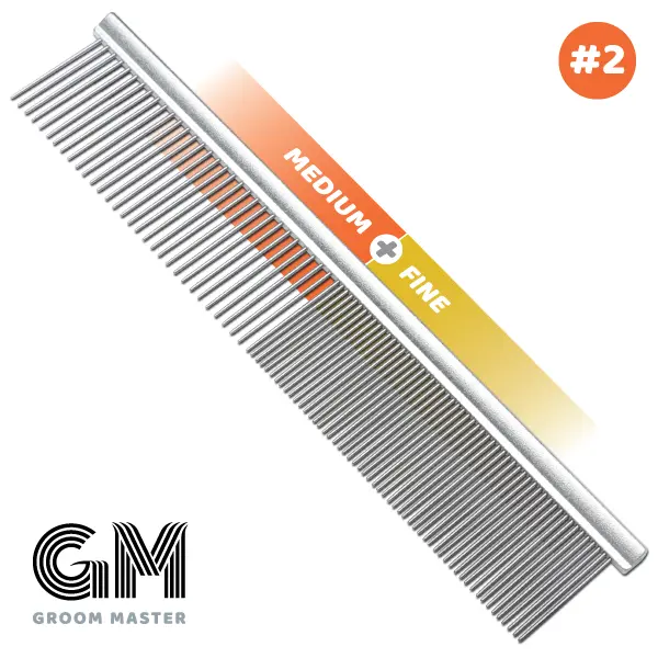 10" Groom Master Medium & Fine Comb by Mastercut