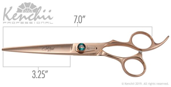 Rosé 7.0" Straight Shear by Kenchii