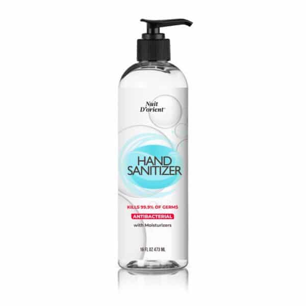 Hand Sanitizer Gel with Moisturizers 16oz by Nuit D'Orient