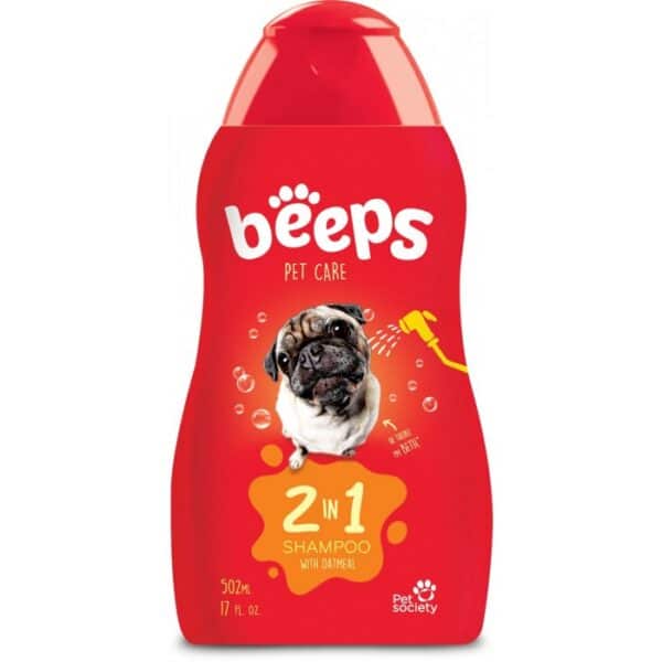 Beeps shampoo 2 in 1 oatmeal 17 oz