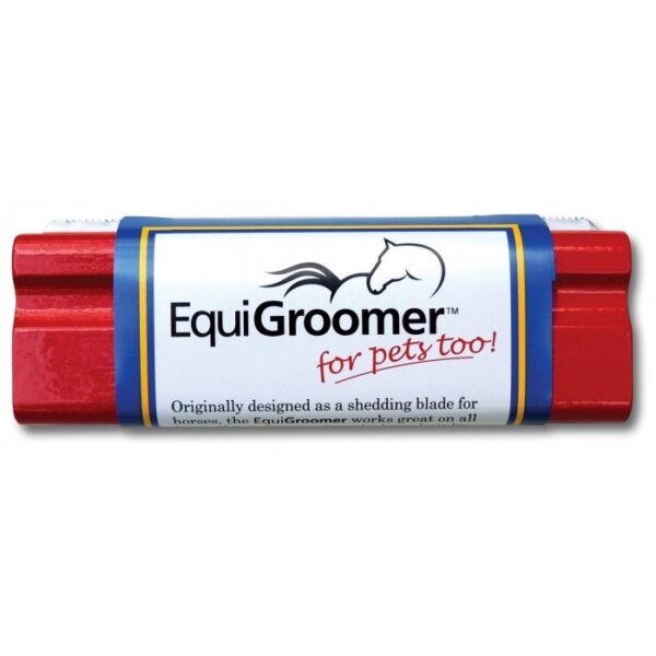 Red Equigroomer Dog Deshedding Tool