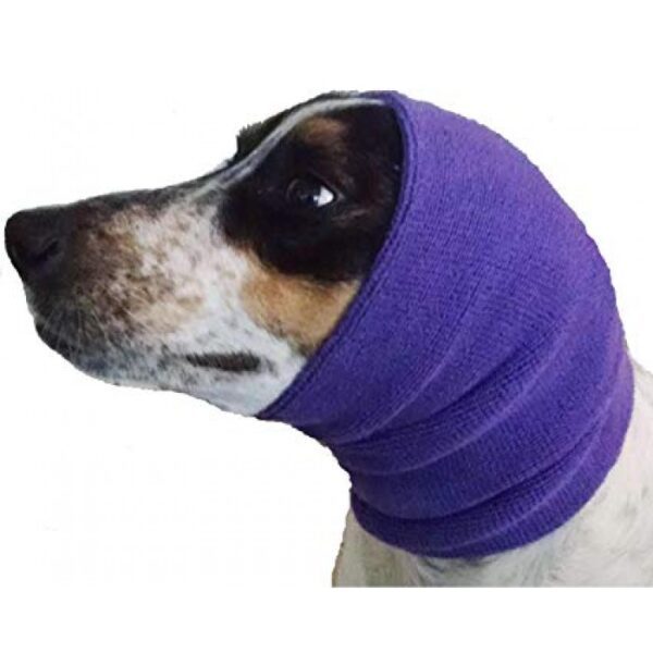 Happy Hoodie medium large purple calming hood