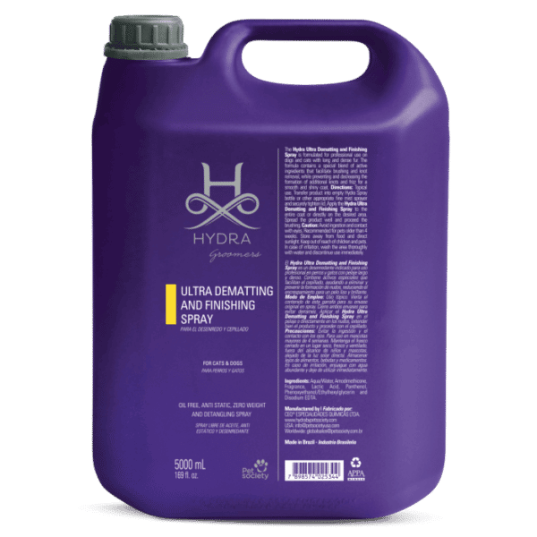 hydra ultra dematting and finishing spray 5 liters