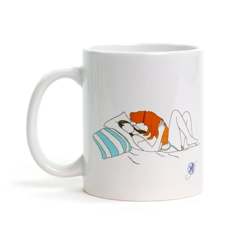 Morning Kiss Mug by Dog Fashion Living