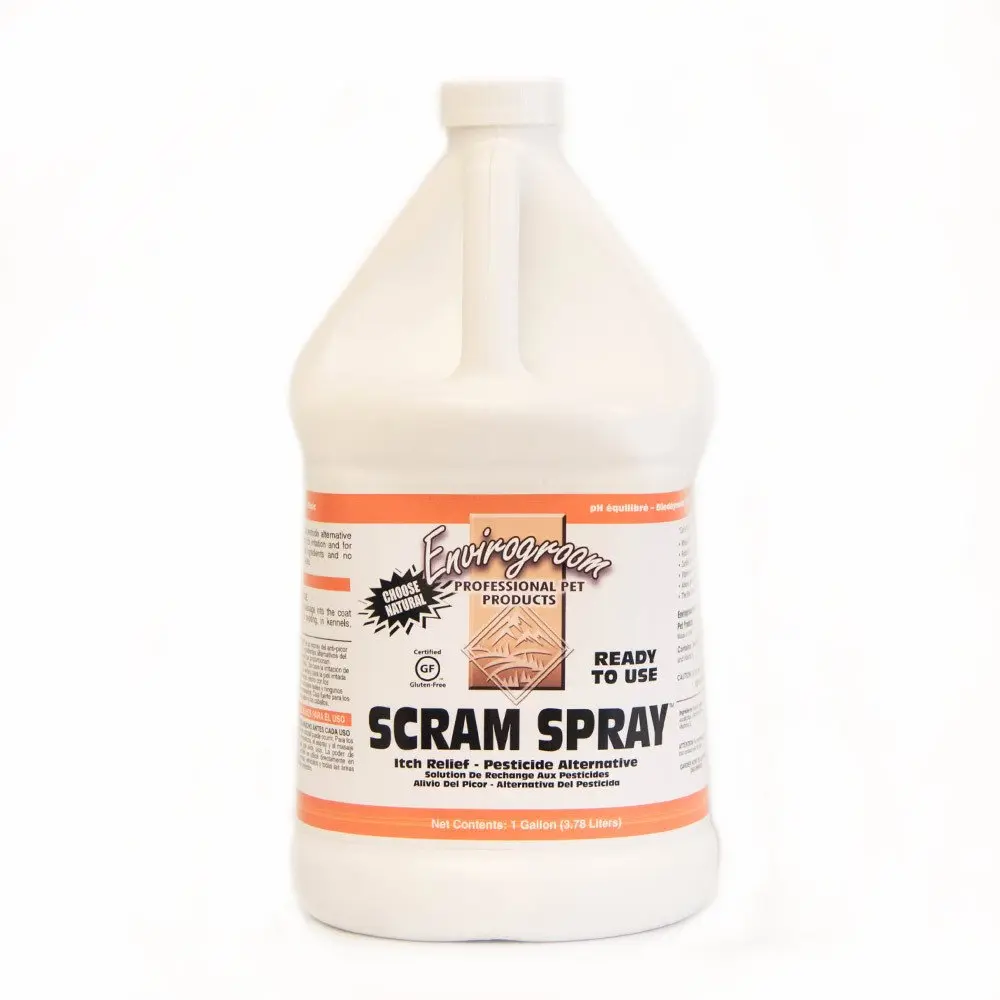 Scram Anti-Itch Pesticide Alternative Spray 1 Gallon by Envirogroom