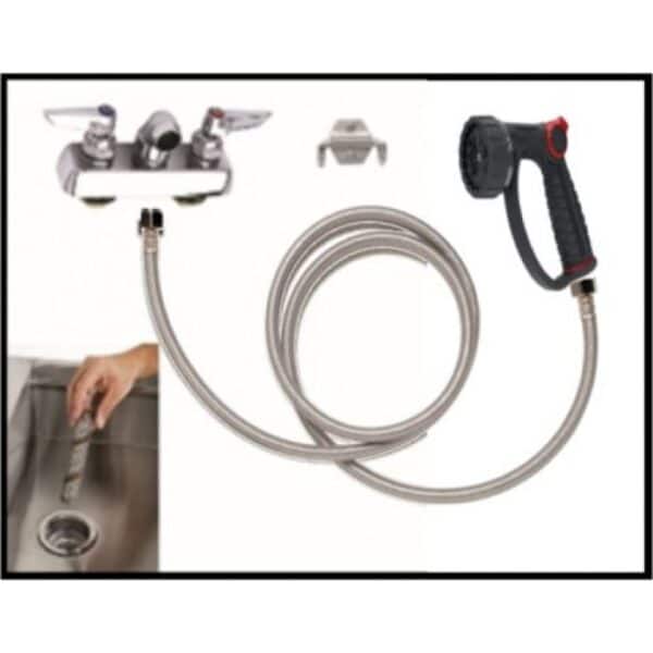Petlift grooming tub plumbing kit with hair interceptor A45-4C-625