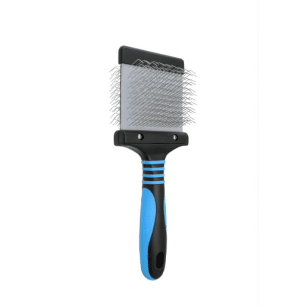 Doodle Blue Slicker Brush - Pro Firm by Dog Fashion Spa