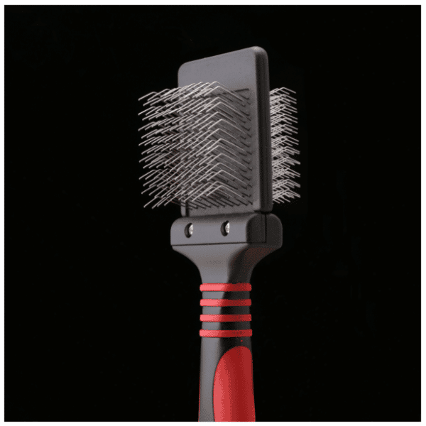 MINI Dematting Red Slicker Brush - Pro Extra Firm by Dog Fashion Spa