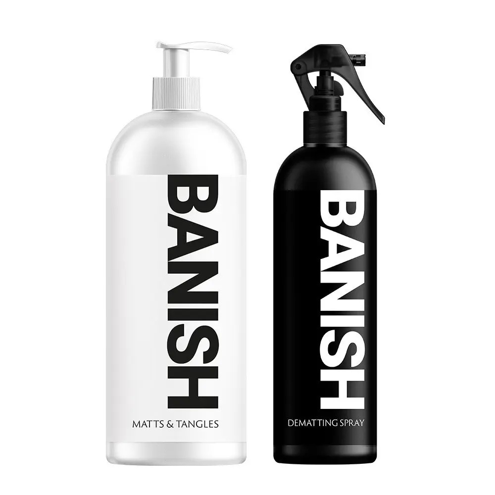Banish Duo: 17oz Spray and 33oz Conditioner