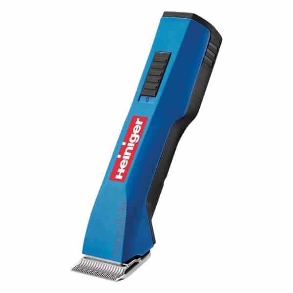 heiniger blue saphir cordless clipper with one battery