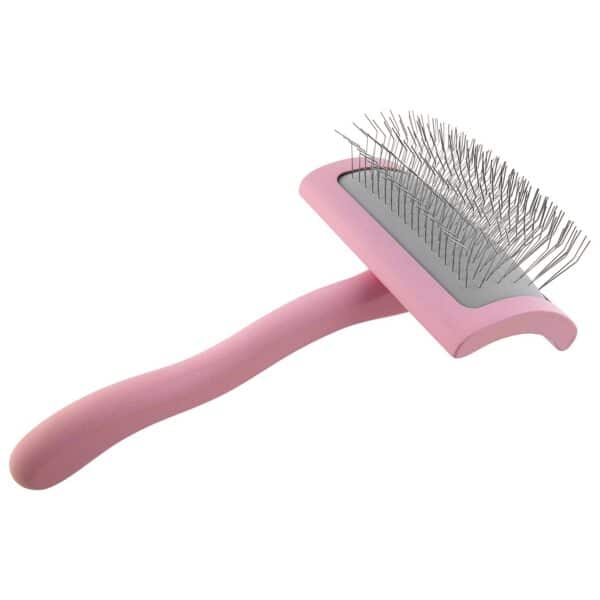 Medium Pink Slicker Brush by Zolitta
