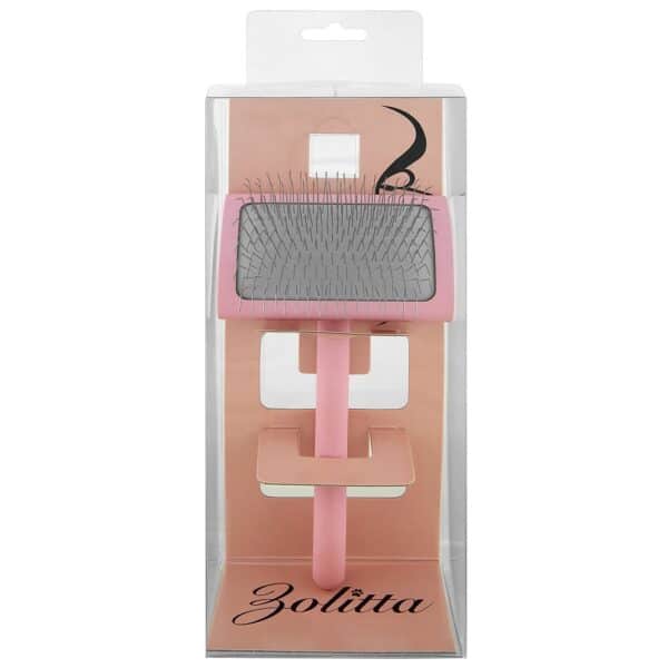 Medium Pink Slicker Brush by Zolitta