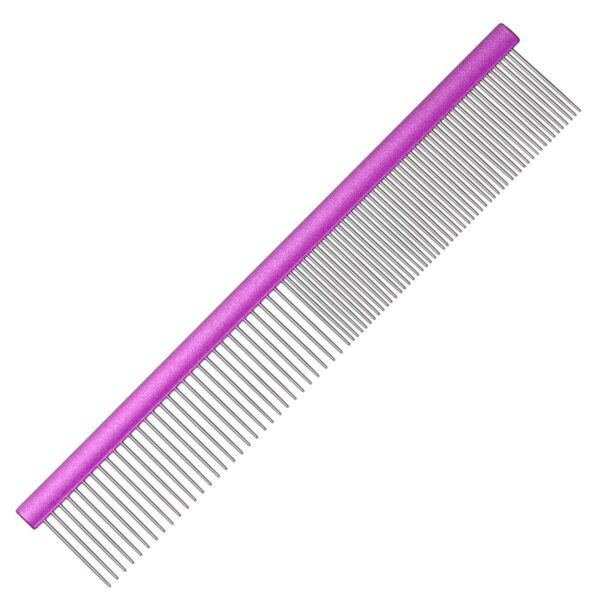Groom Professional aluminium pink comb grooming