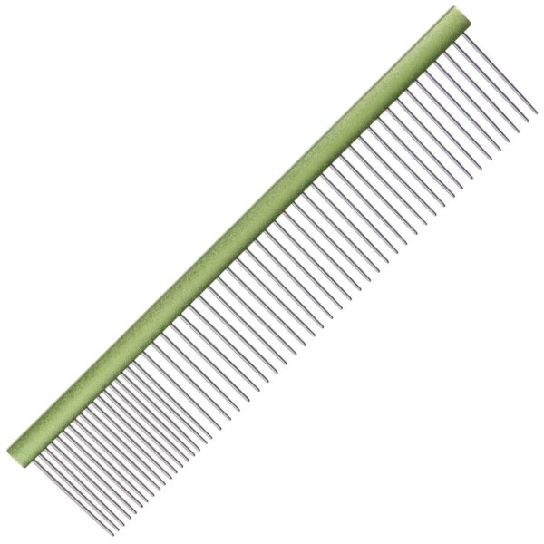 Groom Professional aluminium lime green comb grooming