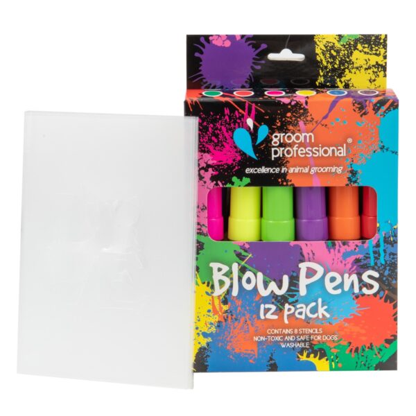 Groom Professional blow pen kit stencils colors