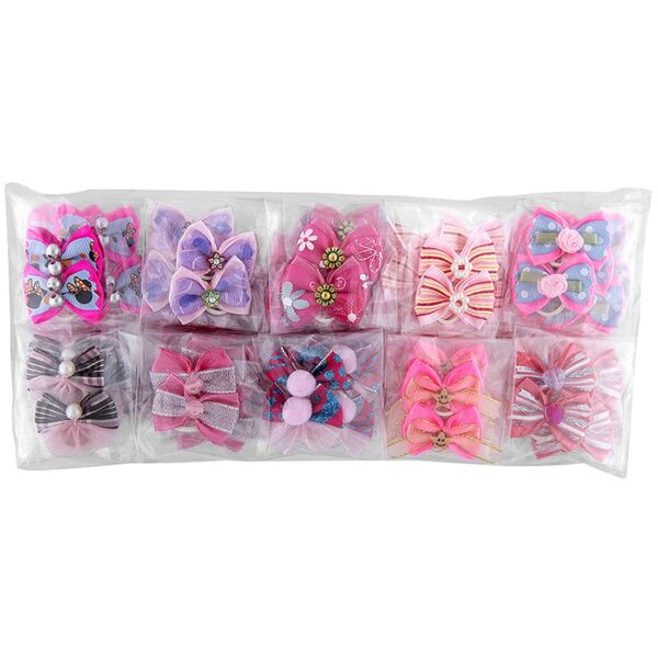 groom professional pink bow for groomers pack