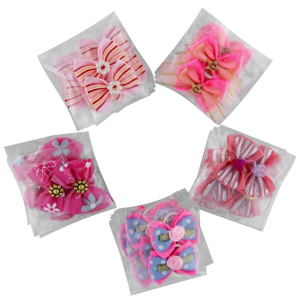 groom professional pink bow for groomers pack 2