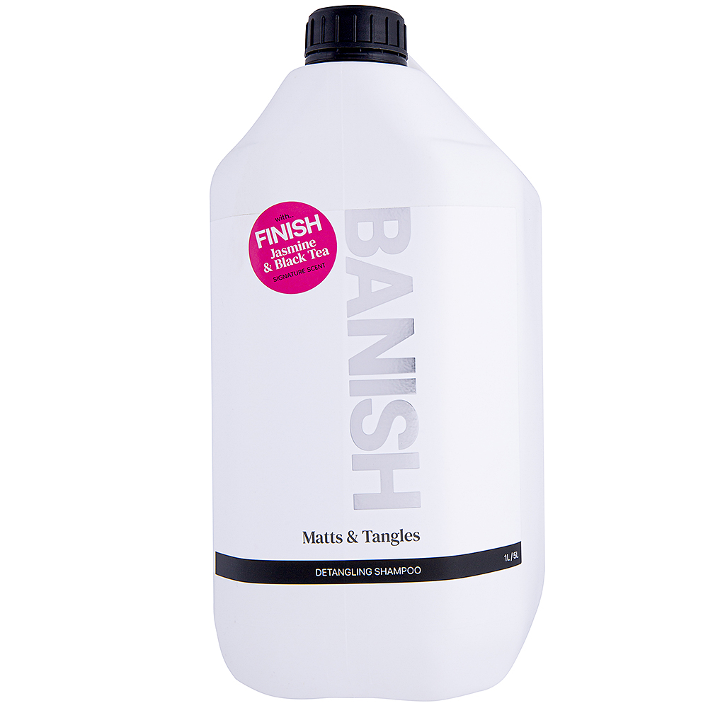 banish detangling shampoo 1.3 gallon