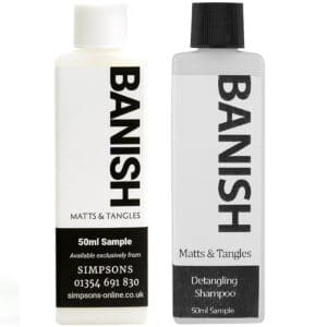 banish shampoo and conditioner