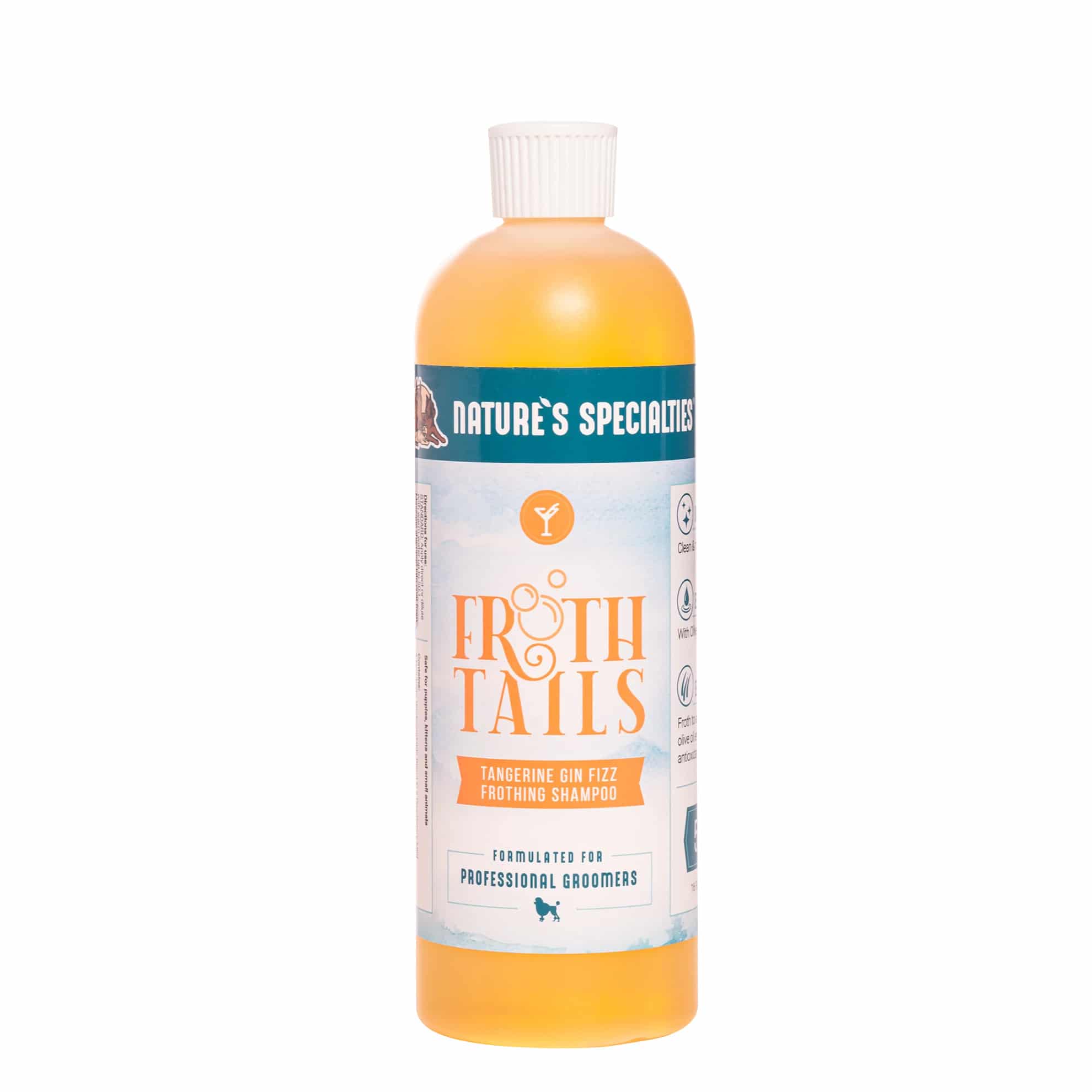 Nature's Specialties Frothtails Tangerine Gin Fizz Shampoo 16oz