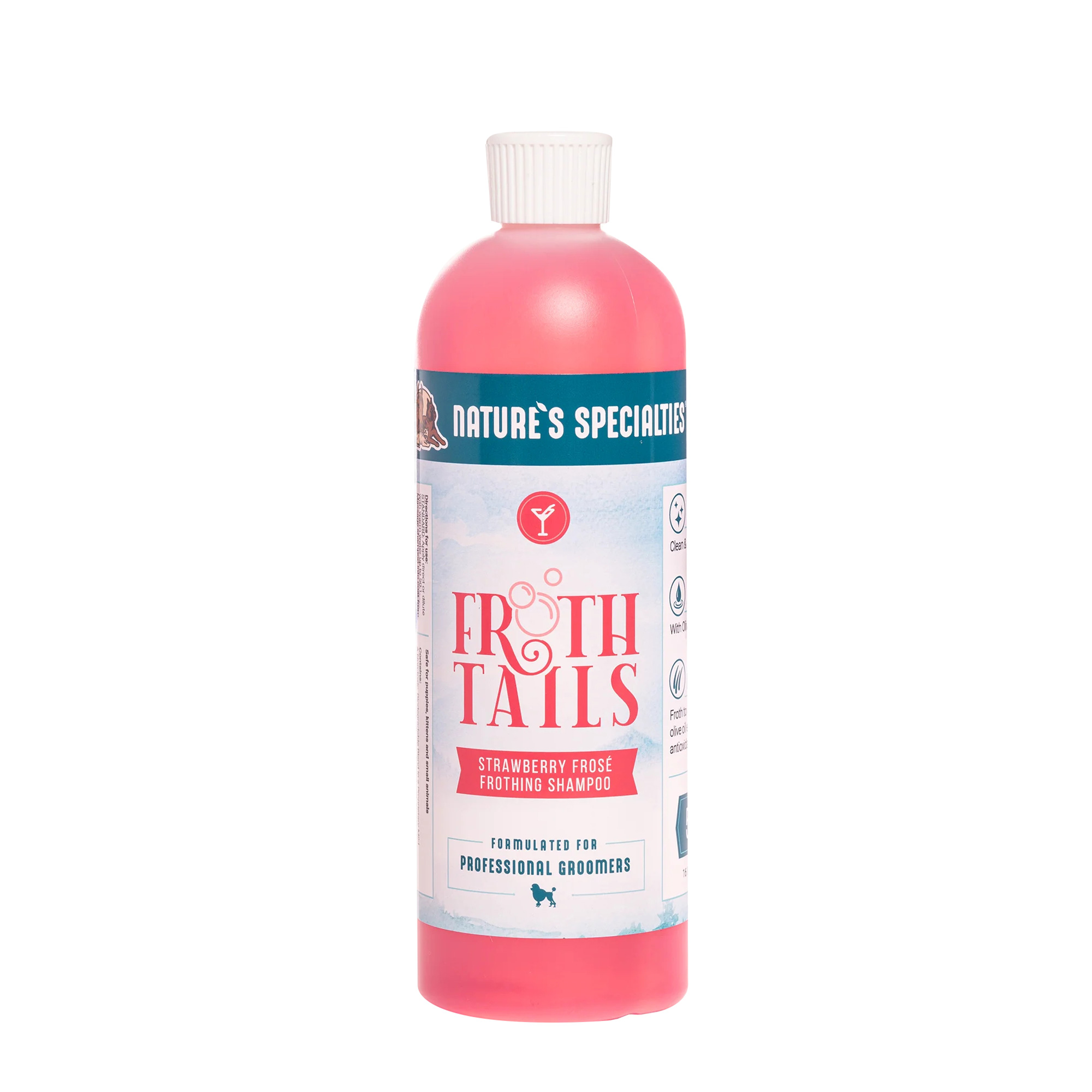 nature's specialties frothtails strawberry frose shampoo 16oz