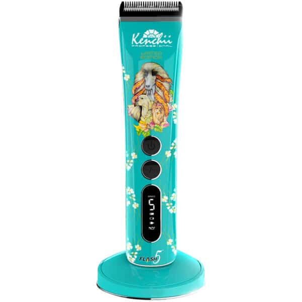 Flash5 5 in 1 Digital Cordless Clipper Teal Dogs