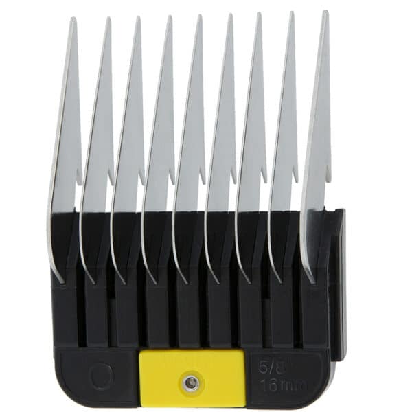 yellow snap on comb by wahl