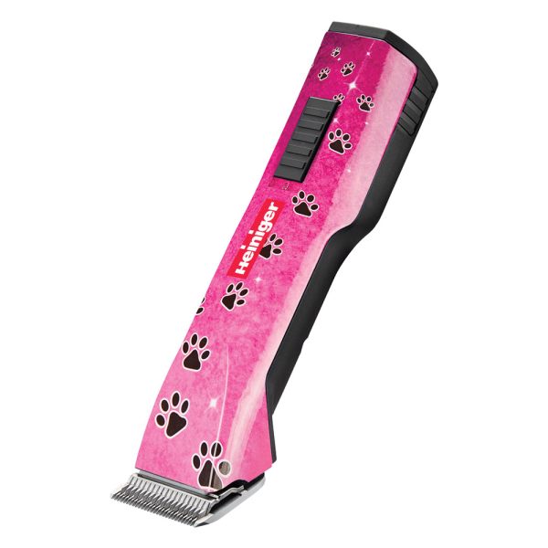 heiniger pink paws saphir cordless clipper with one battery