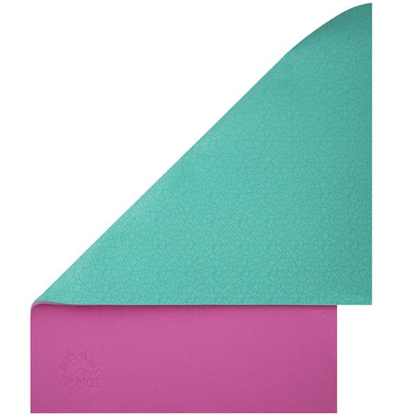 anti fatigue reversible dog grooming table mat pink teal 33x24 by PawMat