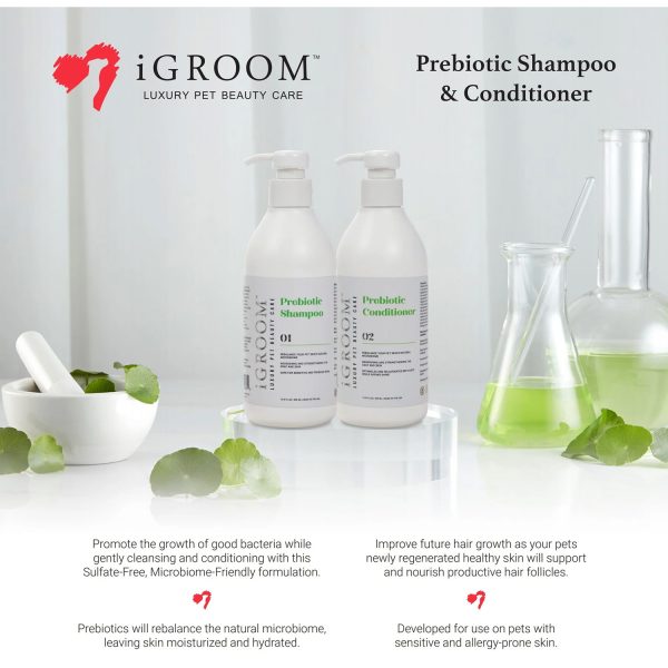 igroom prebiotic shampoo and conditioner
