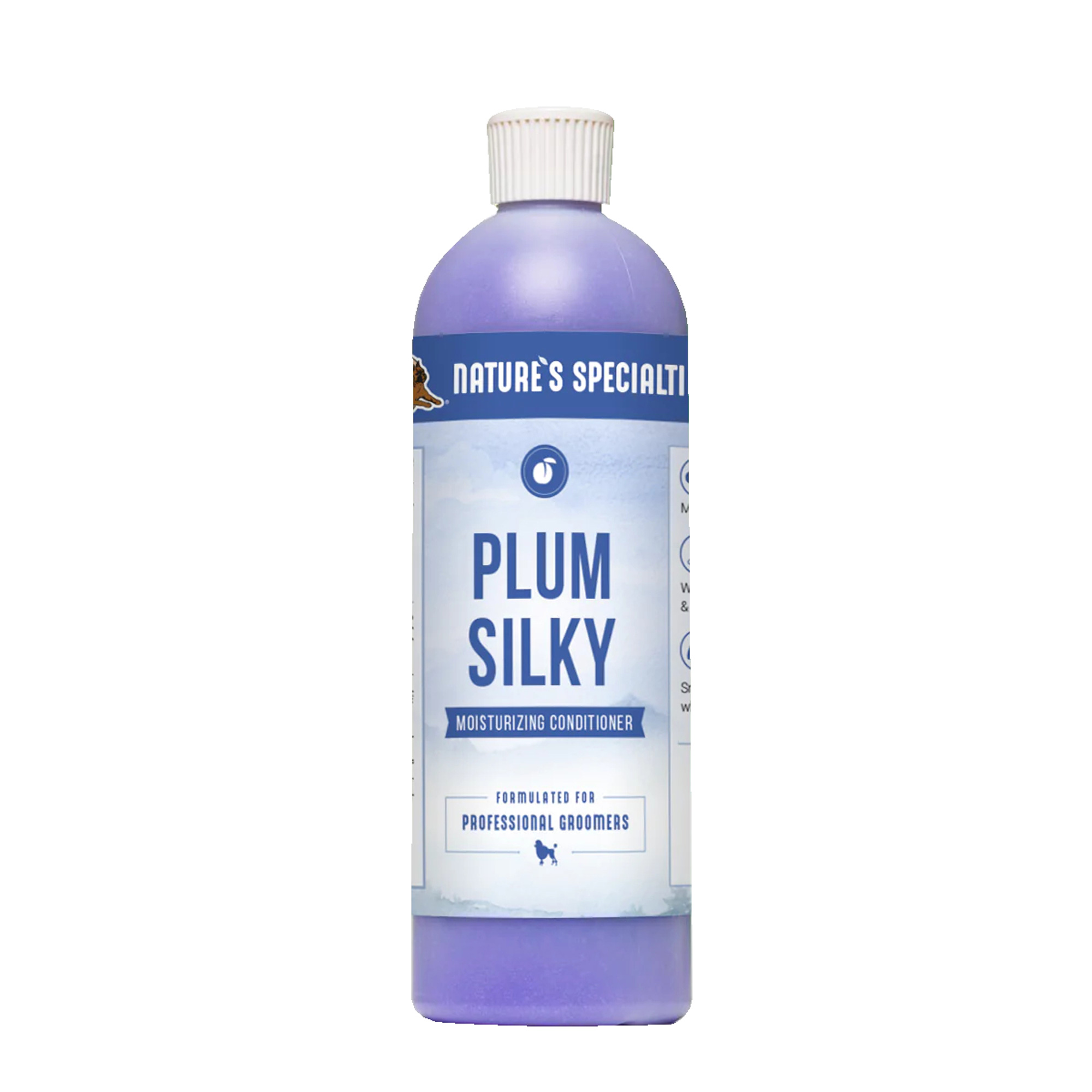 nature specialities plum silky conditioner 16oz for dog grooming