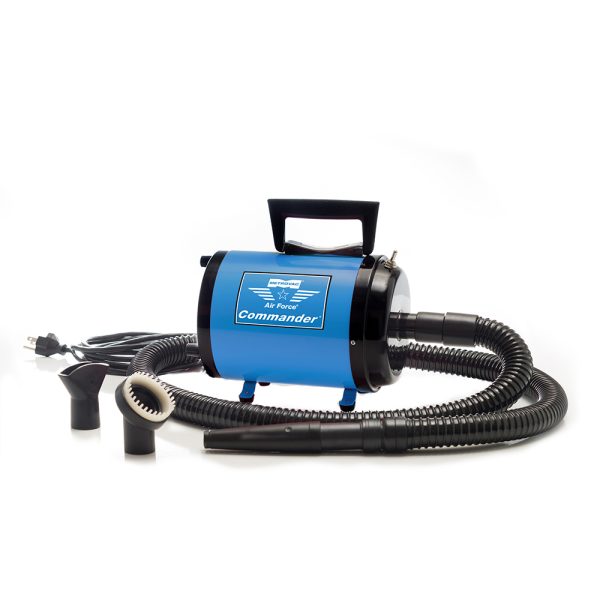 metrovac air force commander two speed blue dryer